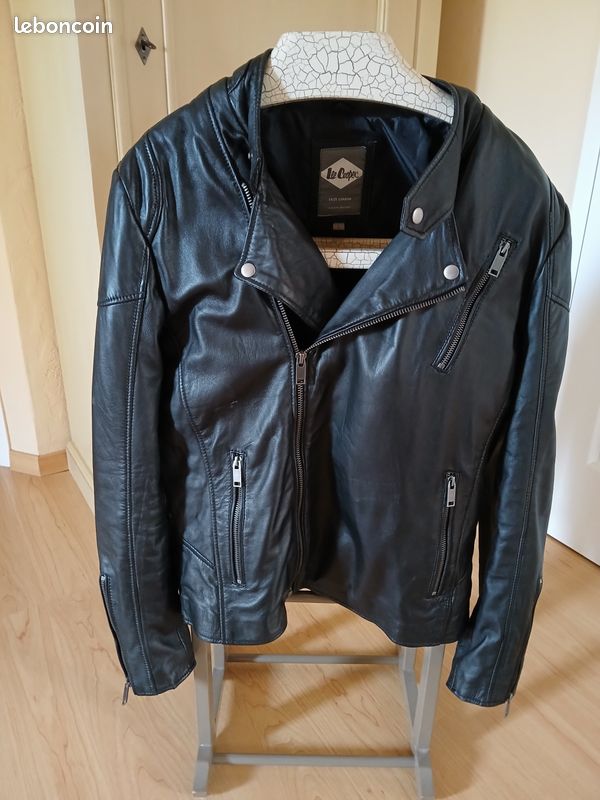 Motorcycle Manteau National Geographic Veste Cuir Lee Cooper Veste