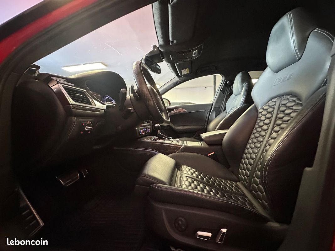 Audi RS 6 4.0 TFSI 560CH QUATTRO + ECHAPPEMENT RS + SOUND BOSE + ENTRETIEN CONSTRUCTEUR + SIEGES CHAUFFANTS/ELECTRIQUES + GARANTIE 12 MOIS (image 9)