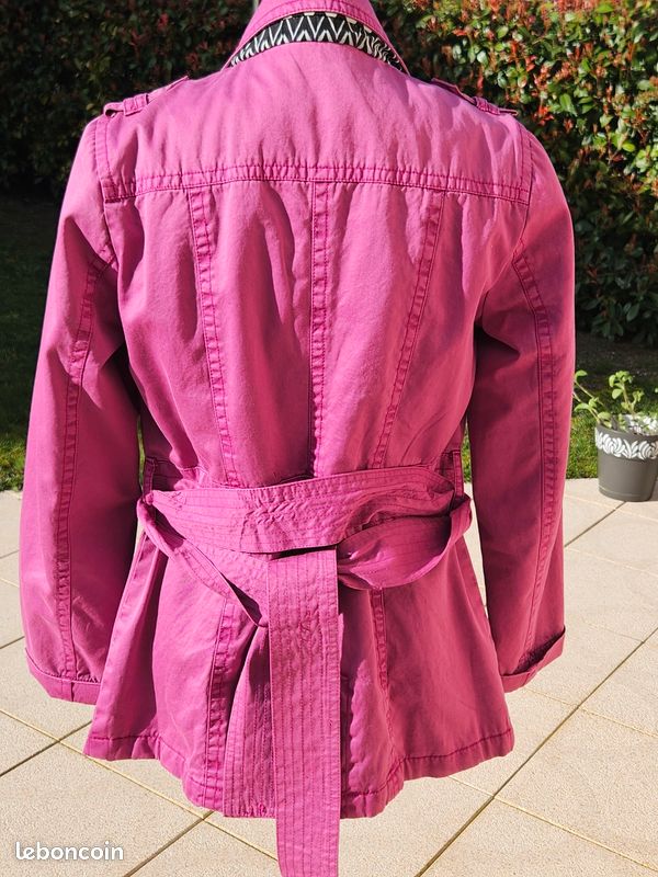 Veste En Lin DDP Beige Taille 40 - Style Chic D'occasion Très Bon état
