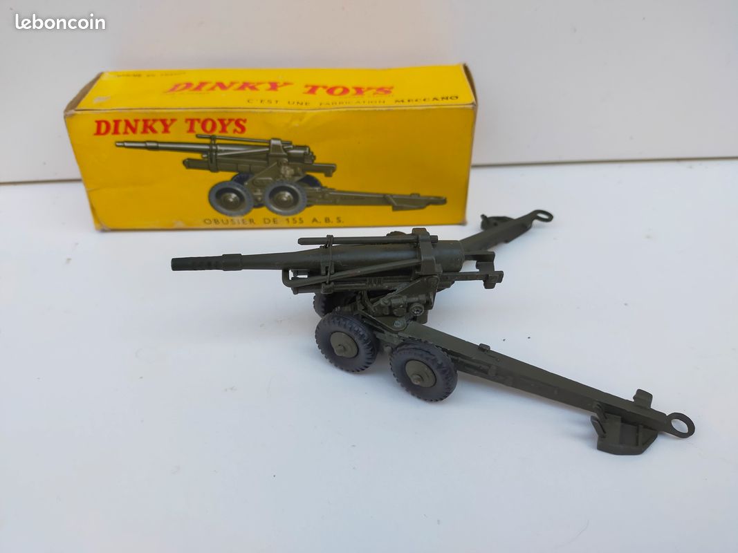 Dinky Toys 819 Obusier 155 ABS – Meccano France Vintage Boîte