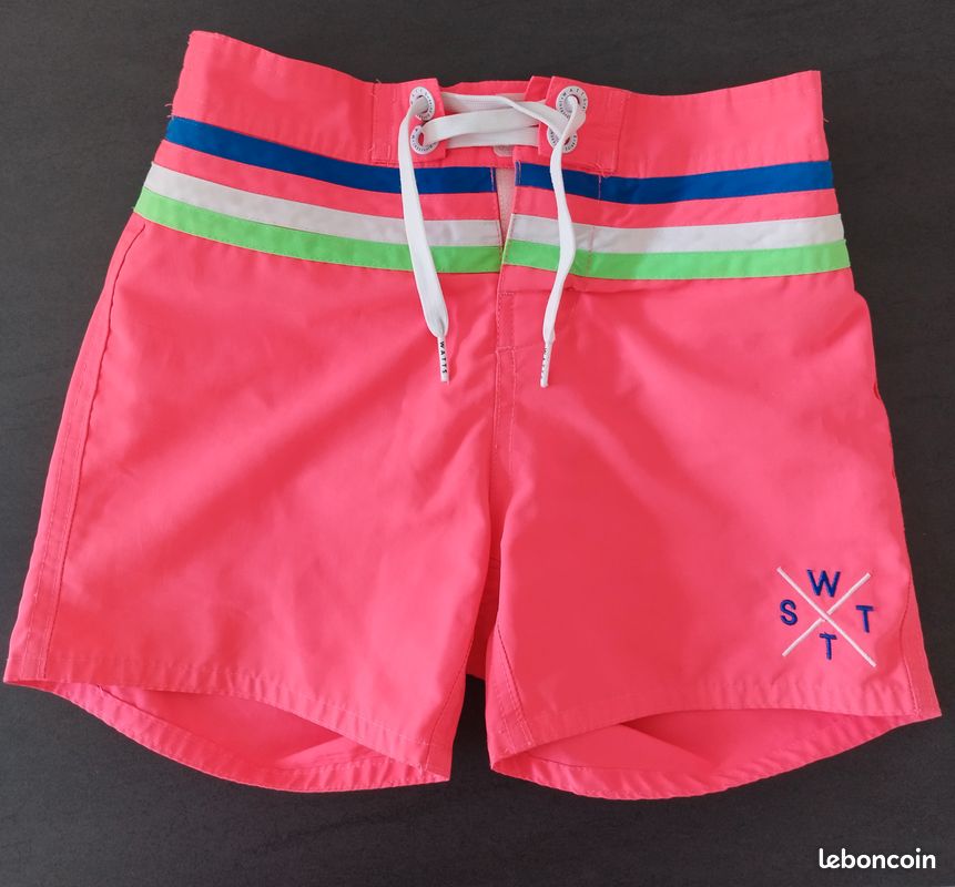 Short de bain JAY-PI bicolore. Taille élastique. | tous les maillots de