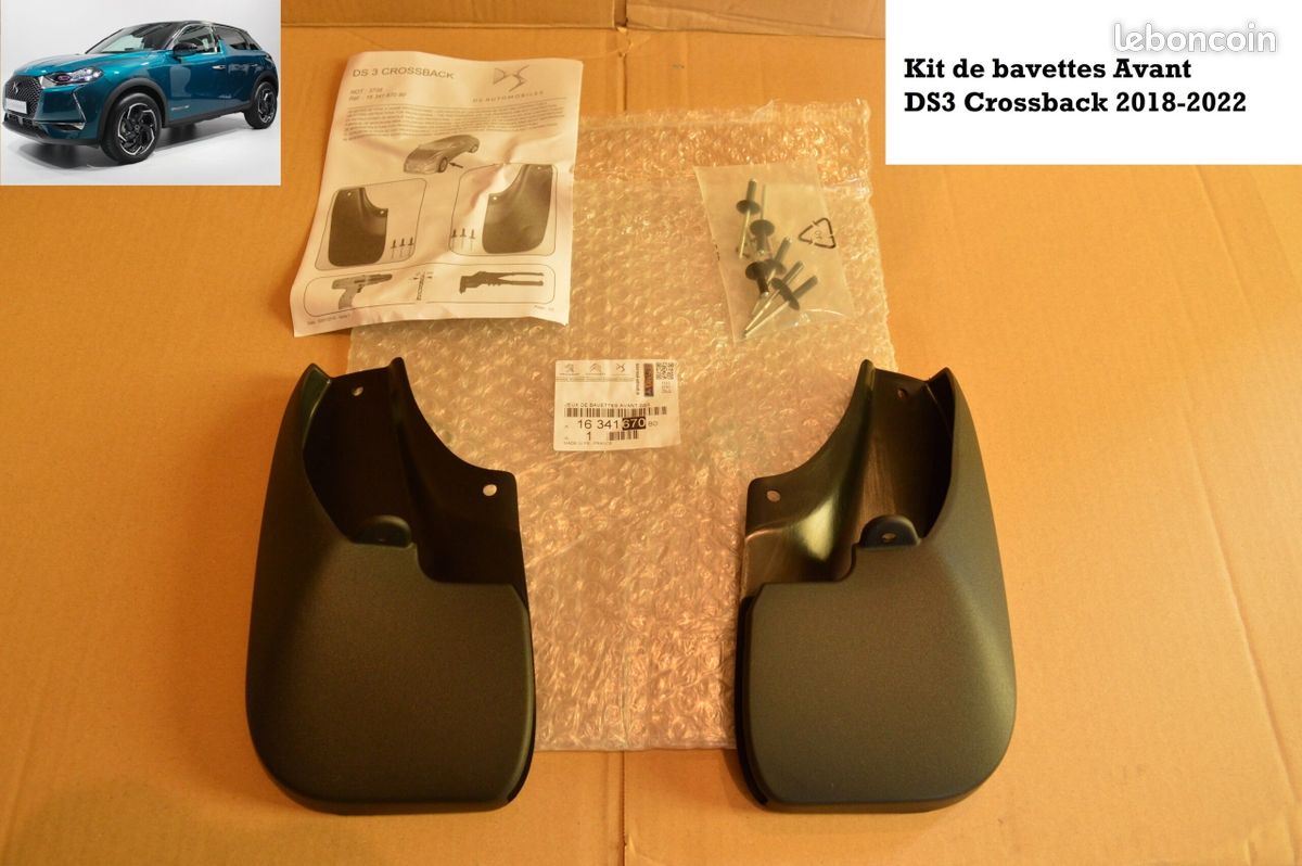 4 Bavettes De Protection Pour DS3 Crossback I (2019-2024) - Avant Et Arrière, Anti-Éclaboussures