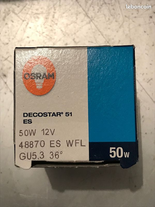 Ampoule 50W GU5,3 12V (image 1)