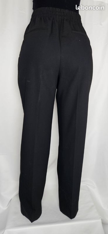 Pantalon Noir Femme Zara - Taille XL (Extra Large) - Occasion En Très Bon état