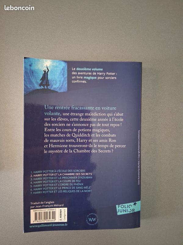 Harry Potter Tome 1, 2 et 4, lot à 12 (image 4)
