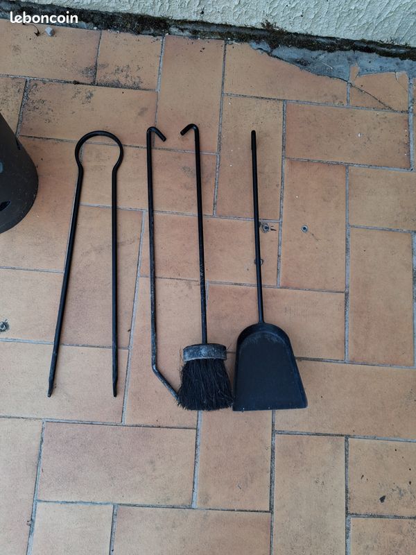 Serviteur de cheminée + 4 accessoires (image 2)