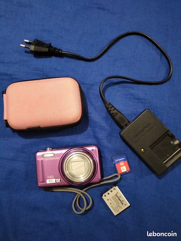 Camera OLYMPUS VR-310 14MP 10x Zoom Digital camera Tested Work *Read