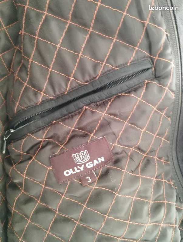 Veste cuir Ollygan Vêtements