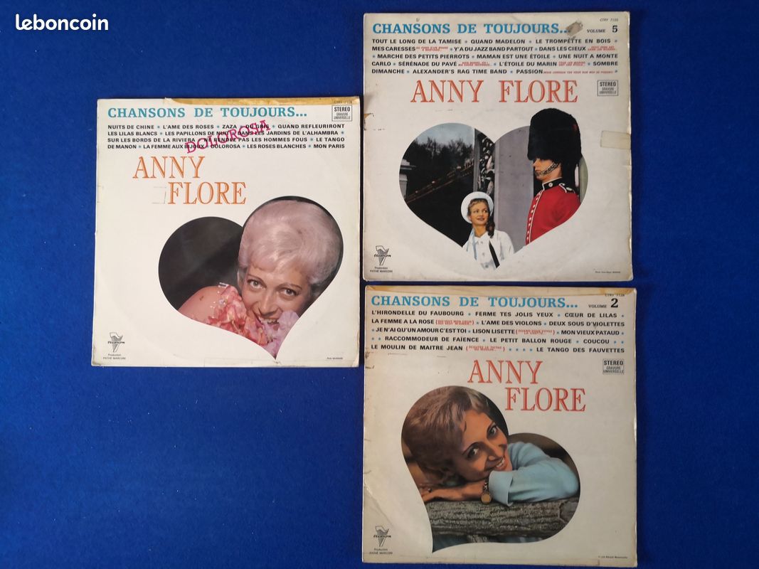Disques vinyle, Anny FLORE (image 1)