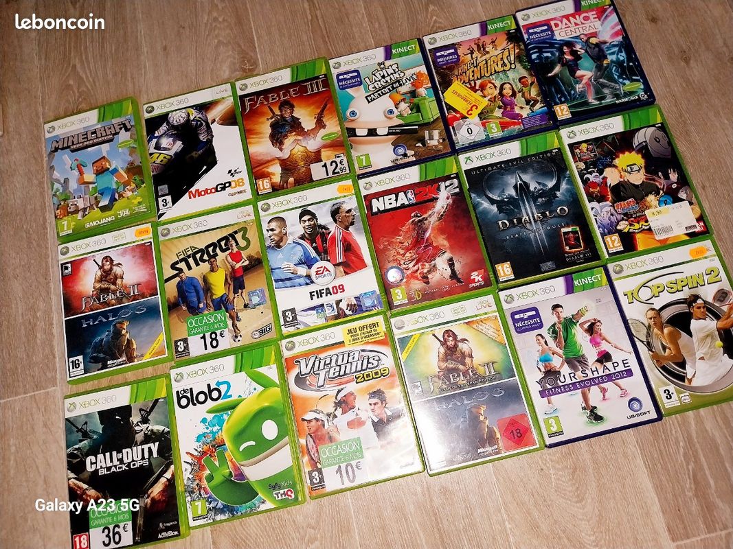 XBOX 360 S + 12 jeu de XBOX (image 5)