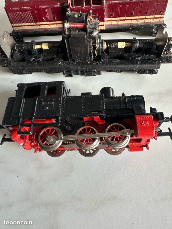 4 pièces 1/87 HO échelle électrique Train bras arc pantographe