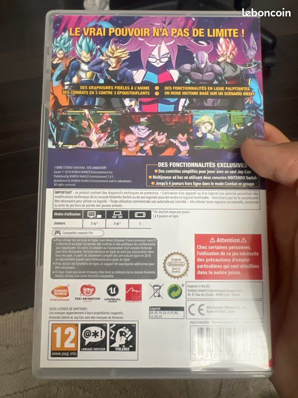 Jeu switch dragonball Fighter (image 2)