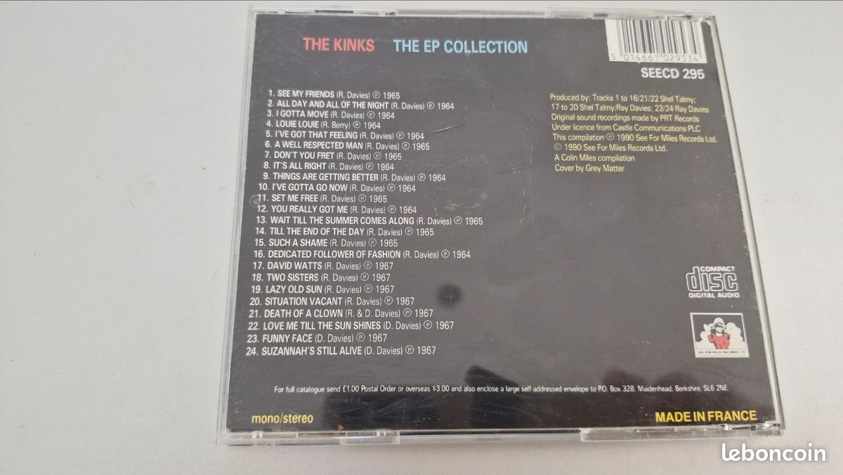 CD The KINKS The EP Collection (image 2)