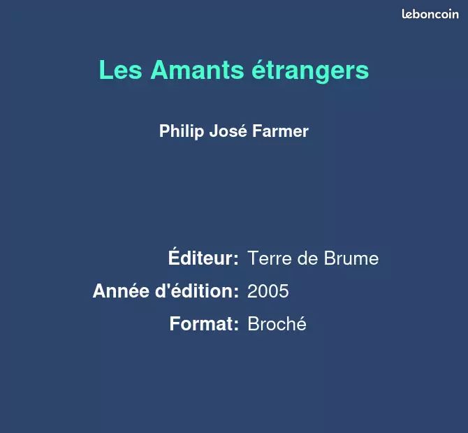 Les Amants étrangers - Philip José Farmer et Michel Deutsch (image 2)