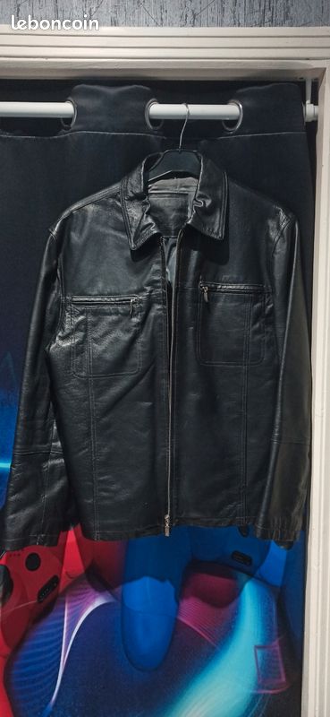 Blouson de cuir homme taille 48 (image 1)