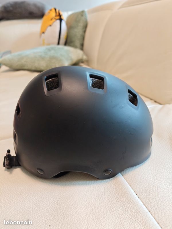 Casque de vélo B'twin TEEN 500 Black XS 48-52cm (image 3)