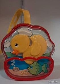 Boîte à musique canard Fisher-Price vintage années 90 (image 1)