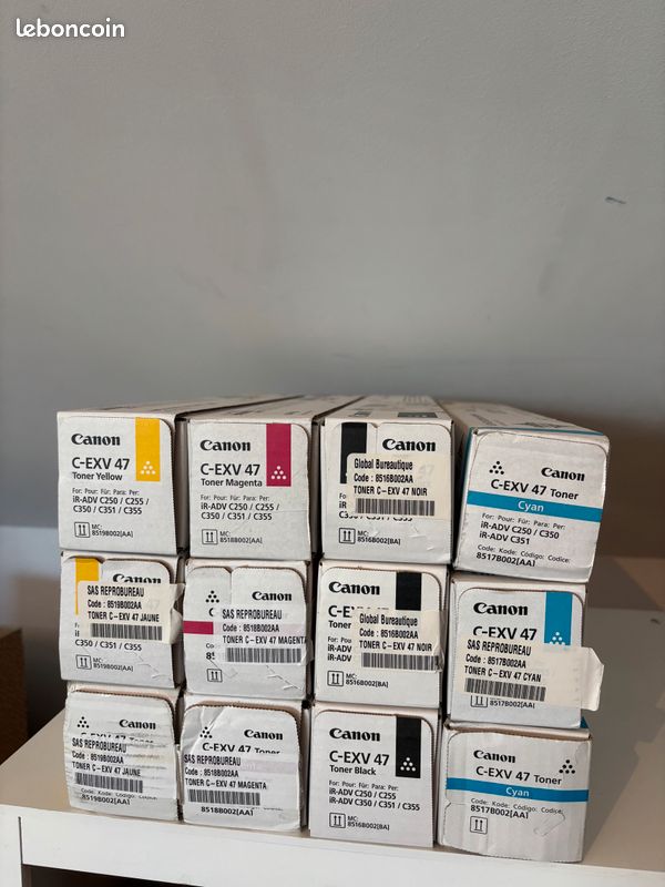 Toner Noir Canon pour imageRUNNER ADVANCE C250i/ C350if/ C351if (C-EXV47