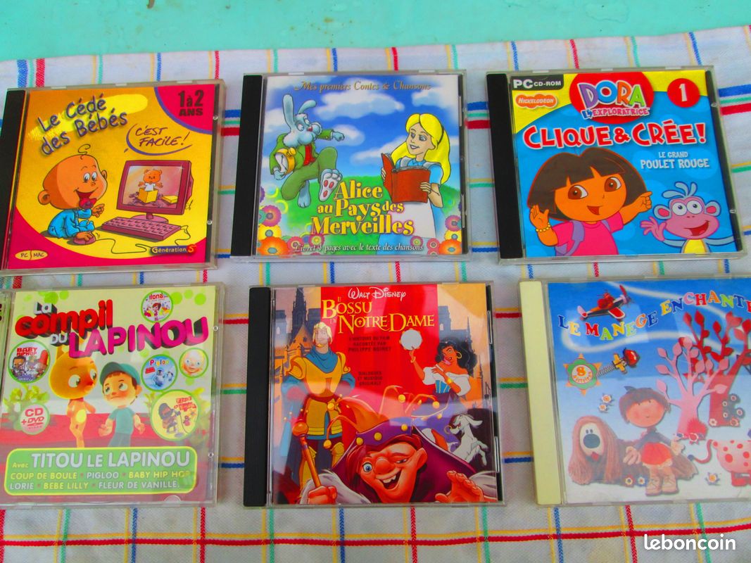 CD le bossu de Notre Dame,Lapinou, Alice,Dora (image 1)