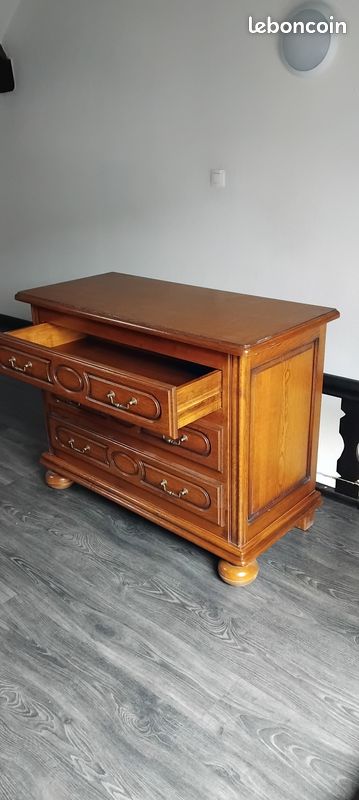 Commode bois massif style rustique (image 3)
