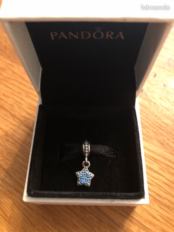 Charm pandora étoile bleu (image 2)
