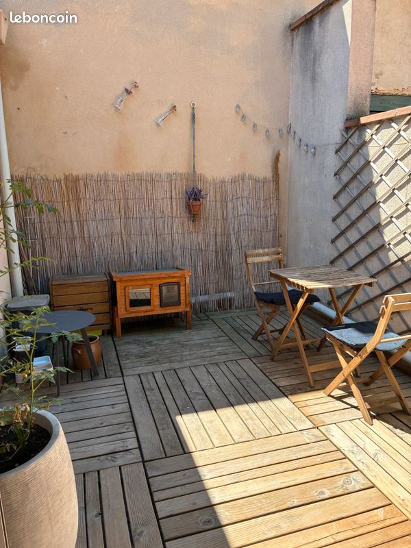 T3 plain-pied hyper calme – Terrasse sans vis-à-vis – Hyper-centre: Saint-Aubin / Jean Jaures / Colombette