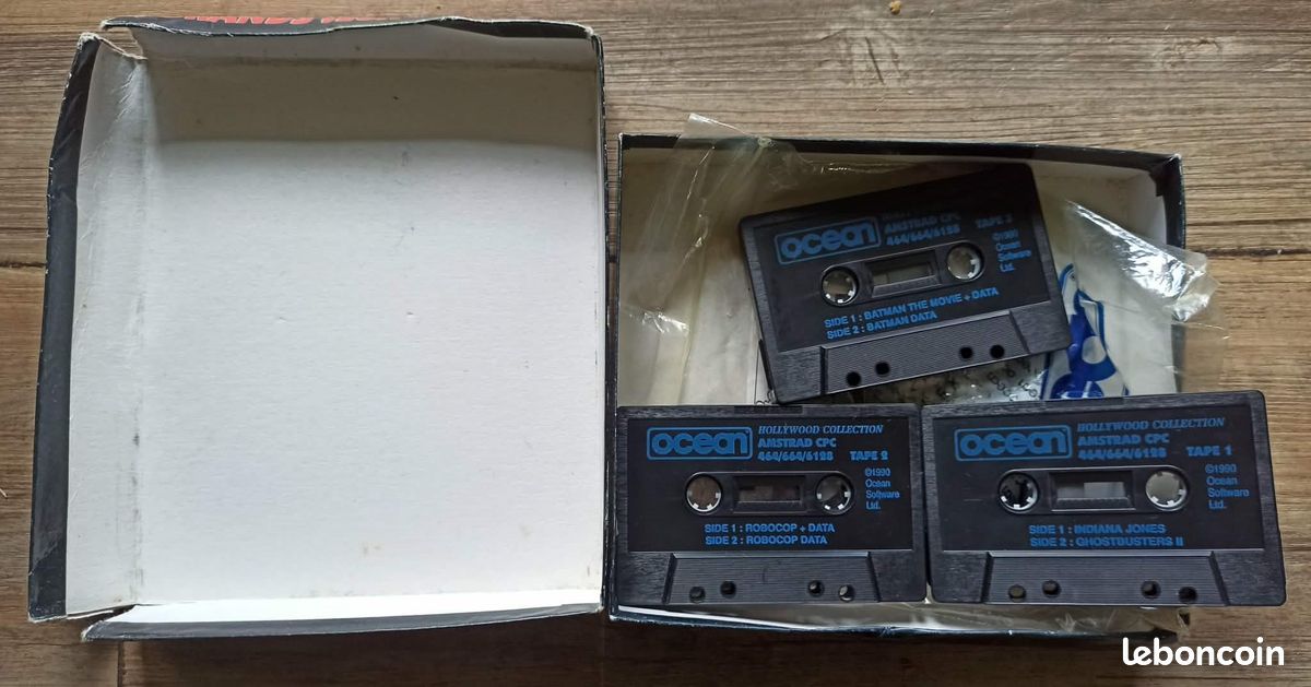 Lot De 4 Jeux AMSTRAD "Les Stars Hollywood" - Genre Combat - État Correct Opérationnel