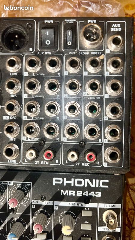 Table de mixage analog.x16 PHONIC MR2443 - Photo, audio & vidéo