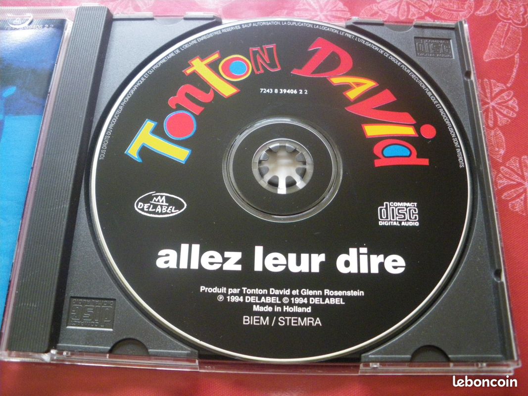 CD de Tonton David - Allez Leur Dire (image 3)