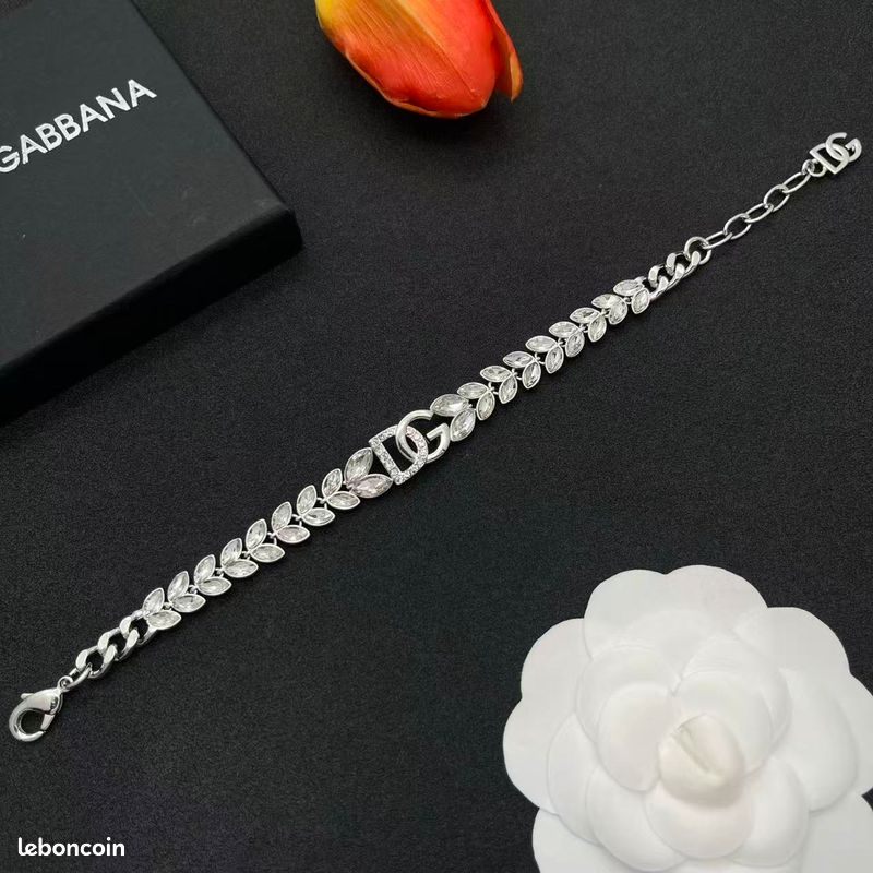 Bracelet Main Fleur Marquise Saphir Dolly-Bijoux - Argent Sterling Et Diamant CZ