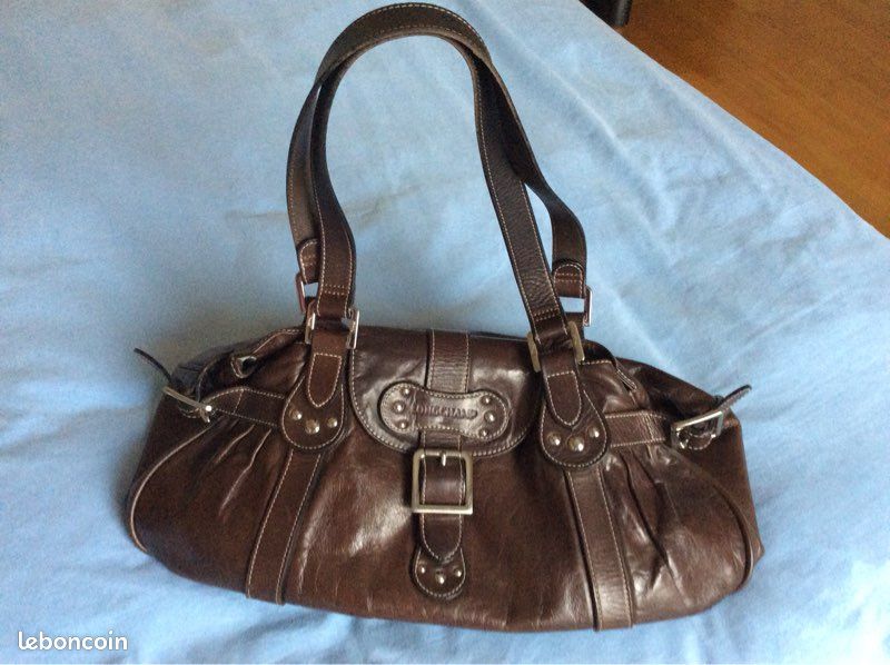 Sac à main Longchamp tout cuir authentique (image 3)