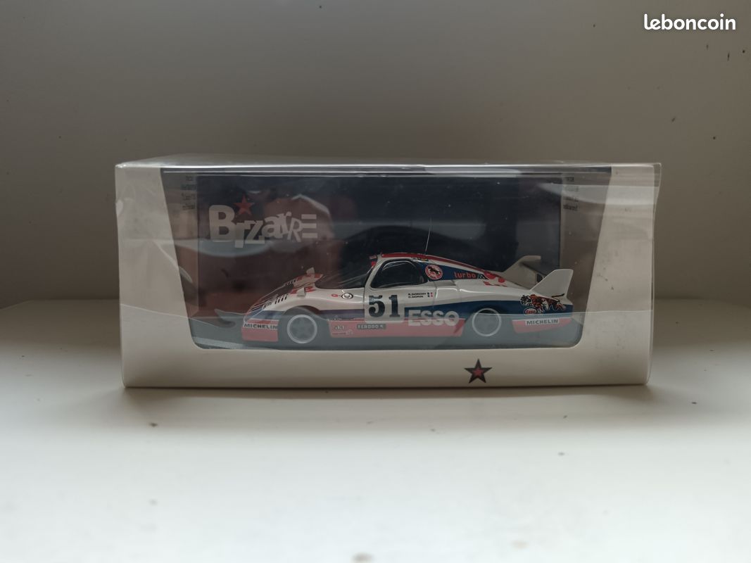 Spark 1:43 Peugeot WM P83/84 Turbo #43 Le Mans 24h 1985 Andruet / Dorchi / Haldi Bizarre BZ383