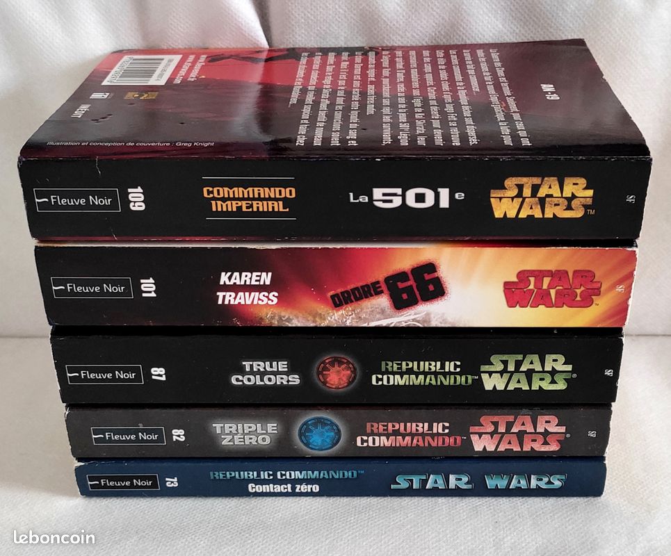 Star Wars, Republic Commando - Série Complète Tome 1, 2, 3, 4 et 5 - Fleuve Noir (image 2)