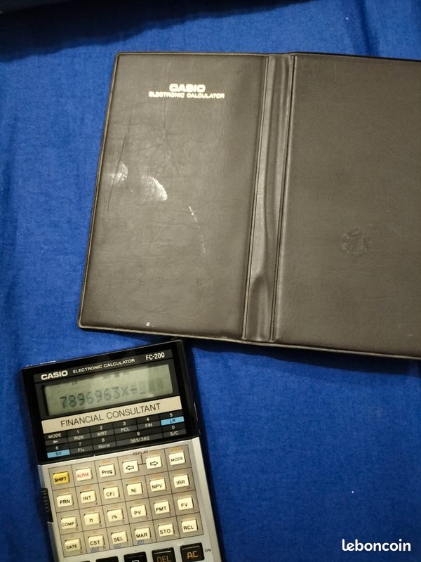 Calculatrice FINANCE Calculator - Casio FC-200 - NEUVE en Boite avec