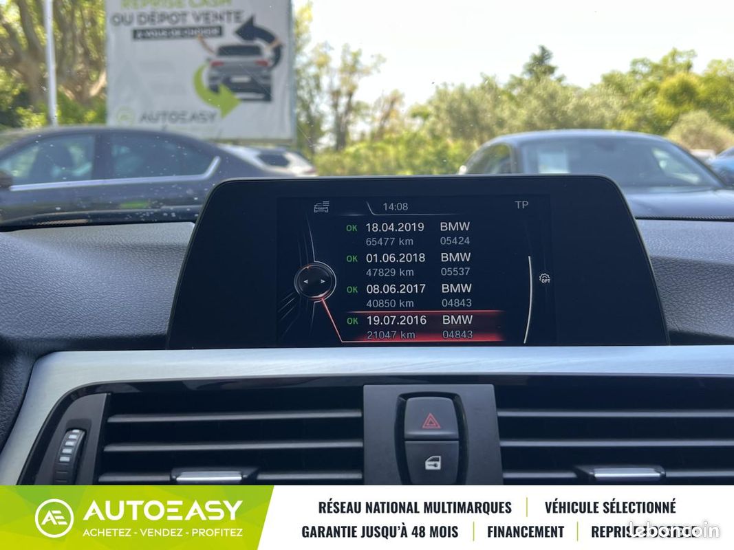 BMW Série 3 F30 318d 143 BVA Sport / GPS / Radars AR / Entretien à Jour (image 28)