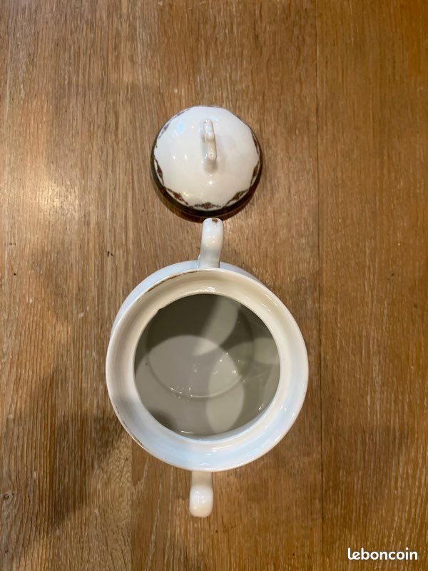 Pot a sucre porcelaine vintage (image 3)