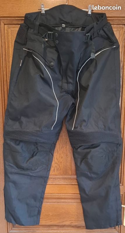 Pantalon Moto Homme Jean Impermeable Stretch Anti-Déchirure Avec Protections Amovibles - Vintage Racing