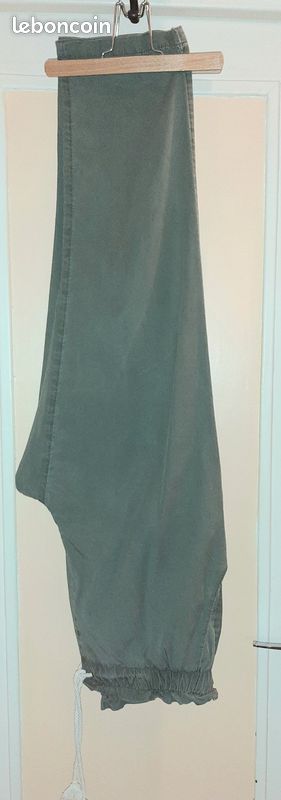 Pantalon toile 44 kaki Kiabi (image 5)