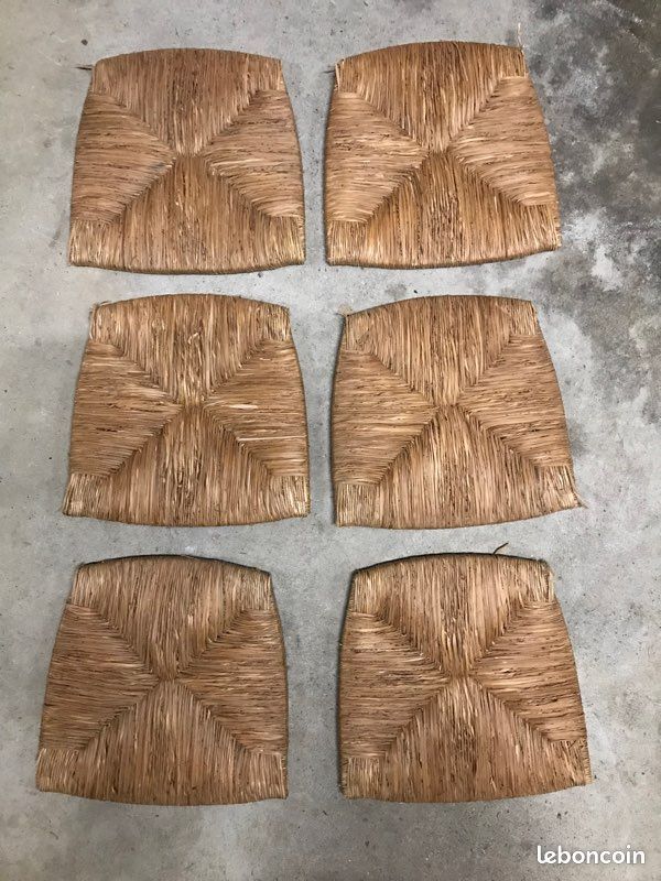 Vends lot de 5 chaises anciennes, en chêne massif (image 5)