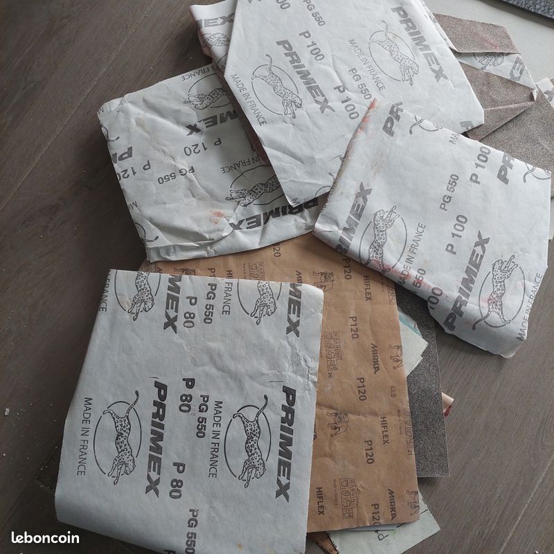 Lot 27 Feuilles Abrasives Neufs (3M, Mirka, Primex) + Stock Bonus (image 6)