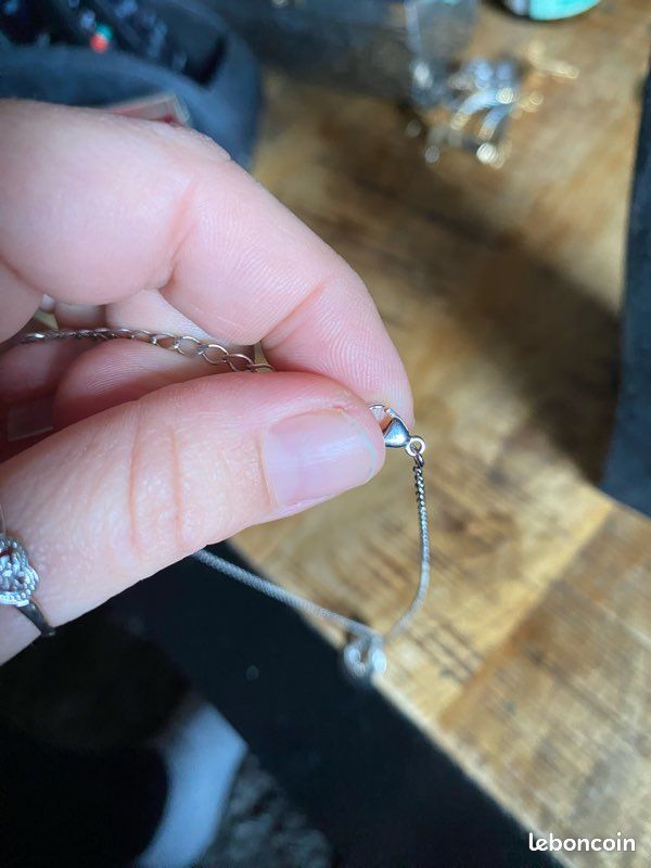 Pendentif Grain de café en Argent rhodié Céramique Zirconium - CHAÎNE en OPTION