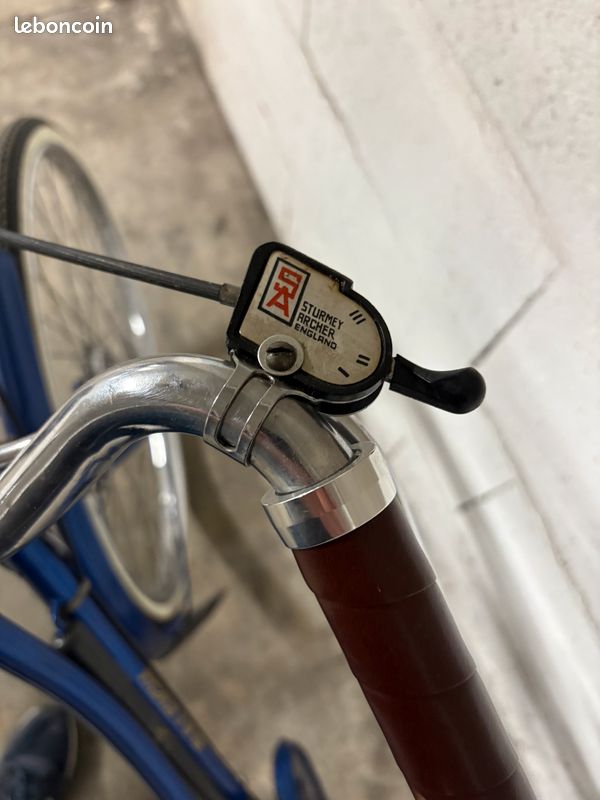 Paire De Moyeux Vintage Raleigh à Bride Large - 32/40 Trous - Années 50 - New Old Stock (NOS)