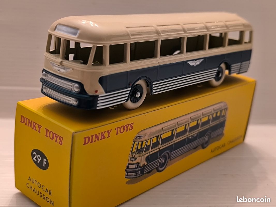 Autocar Chausson Dinky Toys – Réédition Atlas – Modèle Référence 29F – Neuf Dans Sa Boîte