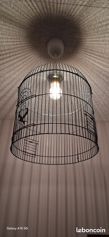 Lustre "cage à oiseau" Acier #décoration (image 1)
