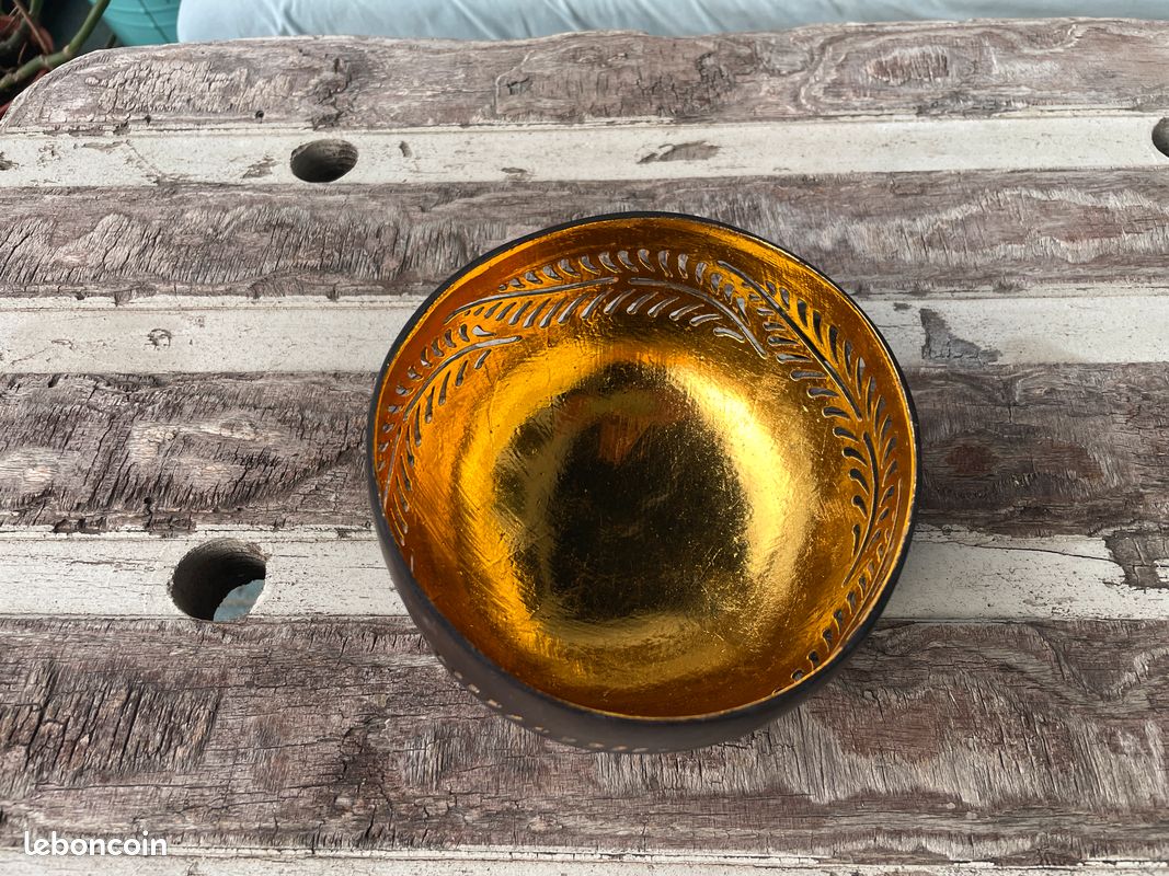 Bol noix de Coco avec décor bougeoir (image 2)