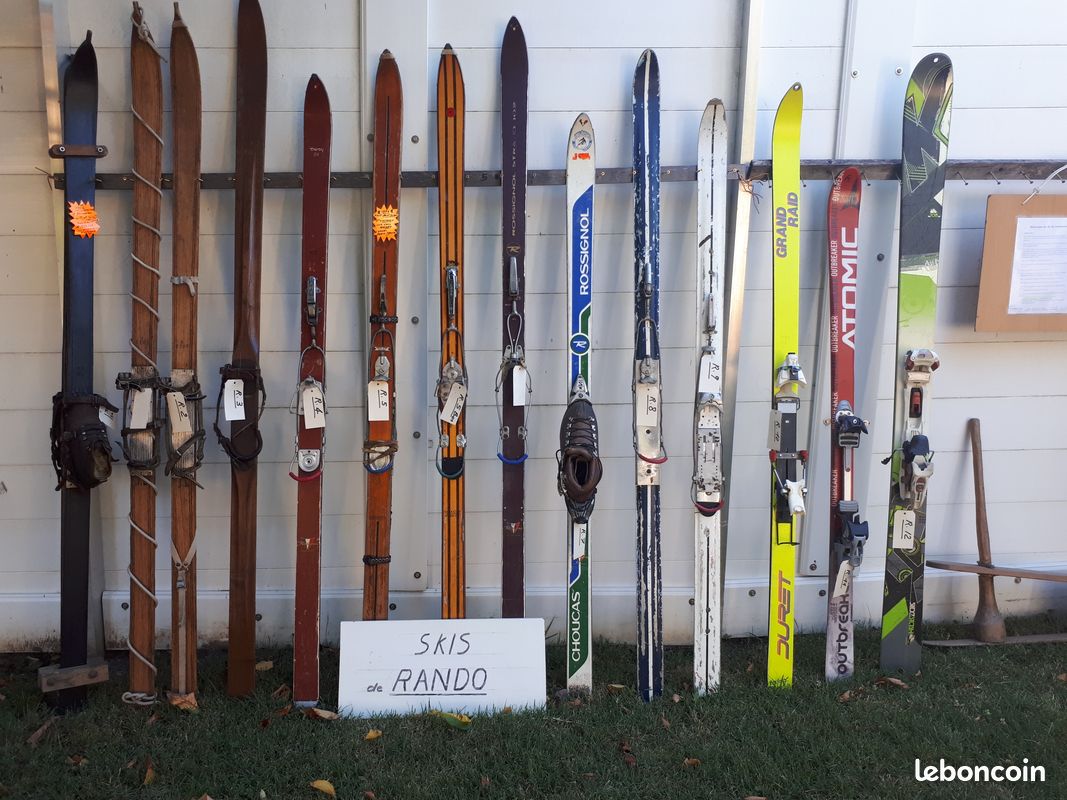 Ski ancien - Collection / musée ski et matériel de montagne (image 2)