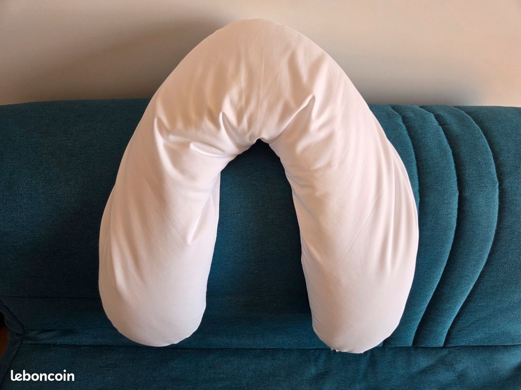 Coussin d'allaitement multirelax éponge microfibre - vert sauge - Tinéo (image 10)