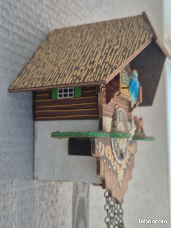 Pendulette Forêt Noire Kuckulino Trenkle TU 2004 SQ - Maison Miniature - Neuf