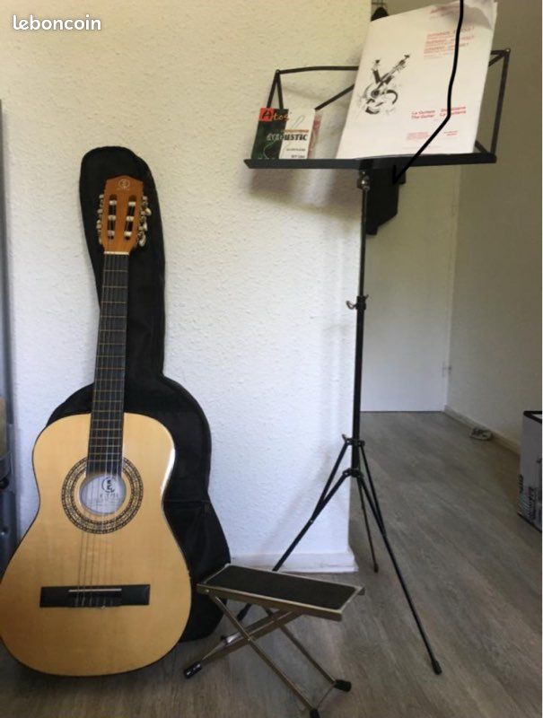 Pack Guitare Classique Enfant/Ado – Marque ELYPSE – Idéal Débutant (image 1)