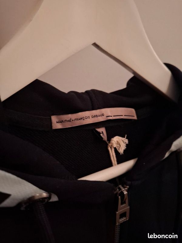 Gilet Sans Manches Noir Marithé Et François Girbaud - Taille 38 - Occasion Très Bon état